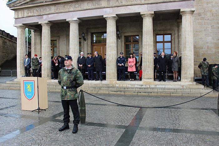 &Ouml;ffentliche Vereidigung in Sondershausen