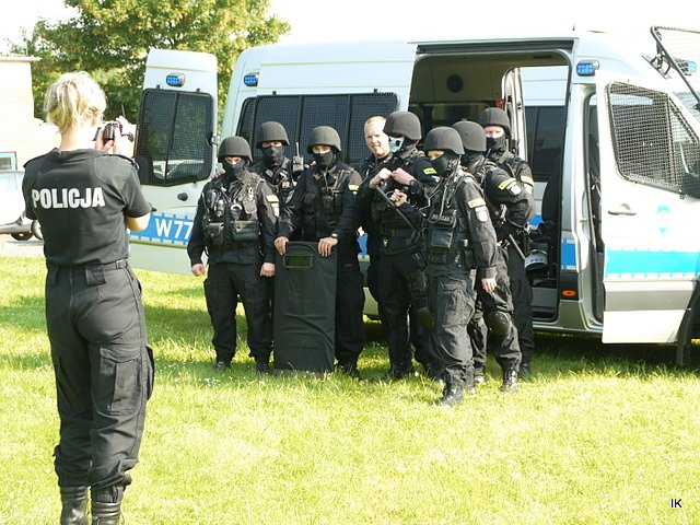 Foto vor dem Start - das Team aus Polen
