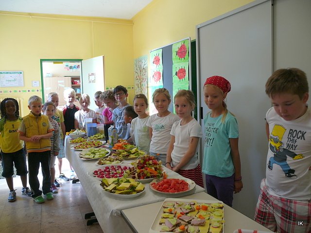 Schulfest mit gesundem Fr&uuml;hst&uuml;ck