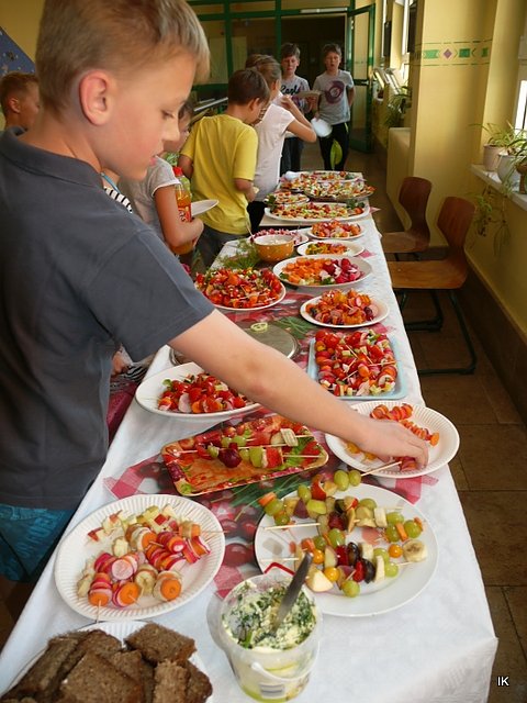 Schulfest mit gesundem Fr&uuml;hst&uuml;ck