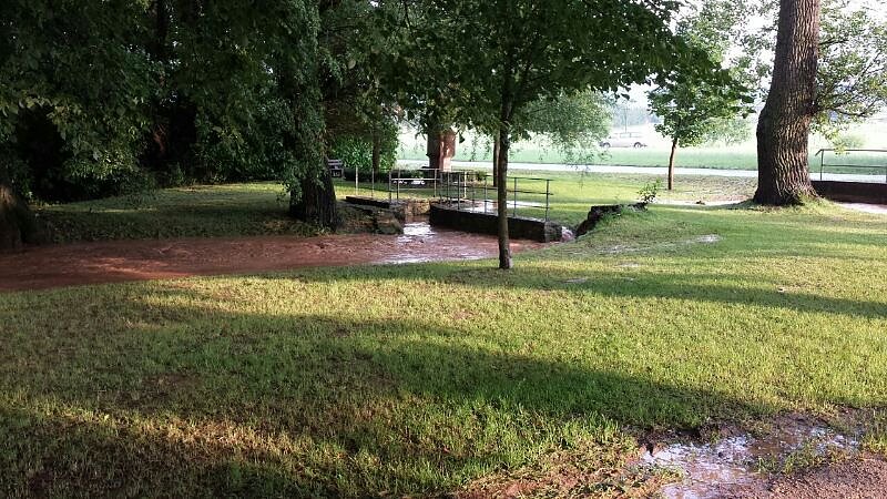 Unwetter in Niederorschel