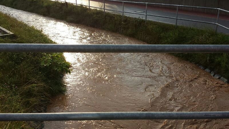 Unwetter in Niederorschel