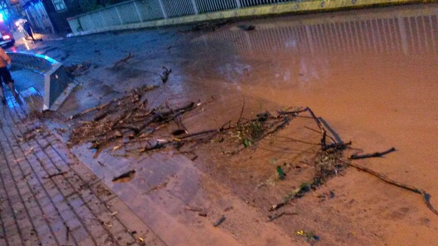 Unwetter in Gro&szlig;t&ouml;pfer