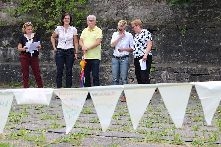 Zeichen gegen Rechts gesetzt