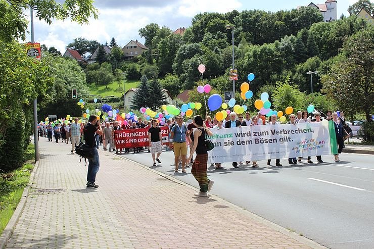 Zeichen gegen Rechts gesetzt