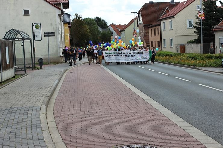 Zeichen gegen Rechts gesetzt