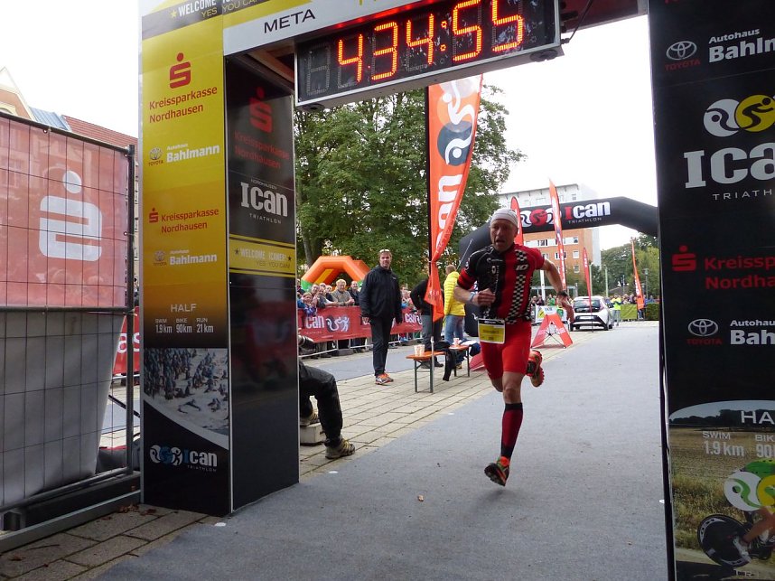 Zieleinlauf beim ICAN