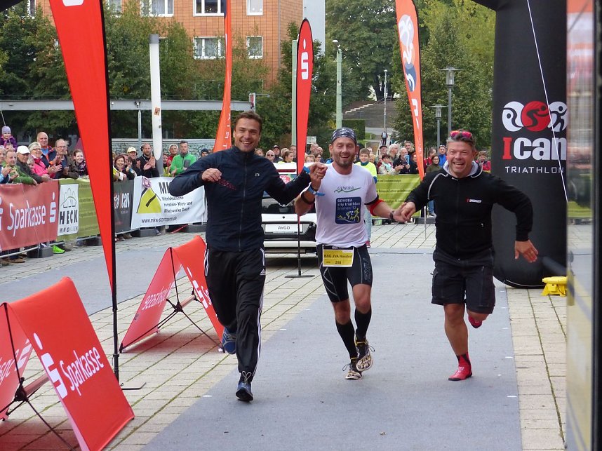 Zieleinlauf beim ICAN