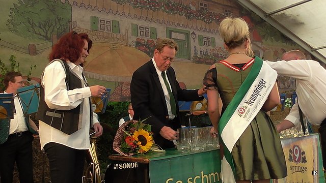 Erster Tag Bauernmarkt in Kallmerode