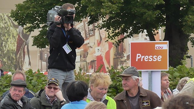 Angela Merkel in Leinefelde