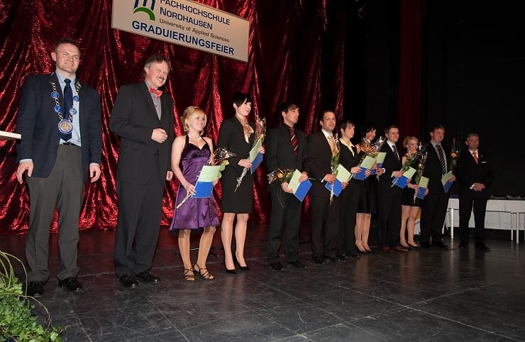 Absolventenfeier der FH Nordhausen im Theater Nordhausen