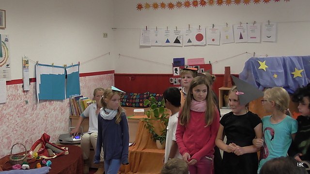 Geburtstagsfeier in der Montessorischule