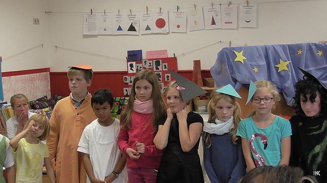 Geburtstagsfeier in der Montessorischule