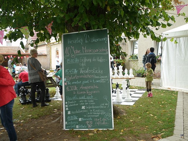 Geburtstagsfeier in der Montessorischule