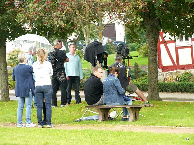 Dreharbeiten in Kirchohmfeld
