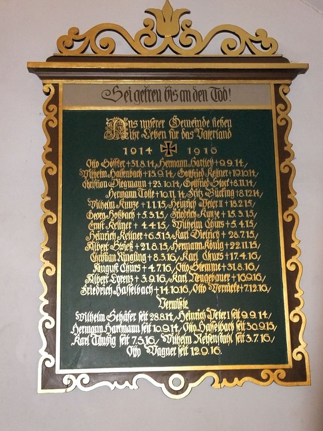 G&auml;&szlig;lein in Gro&szlig;bodunger Kircher