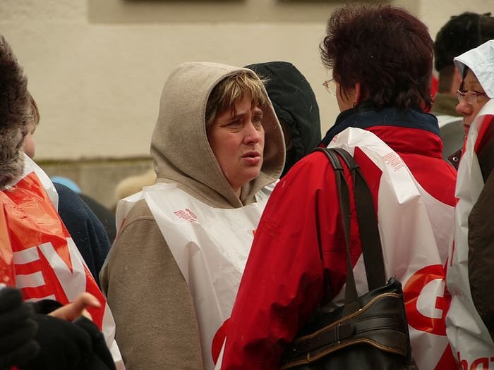 Warnstreik in Nordhausen