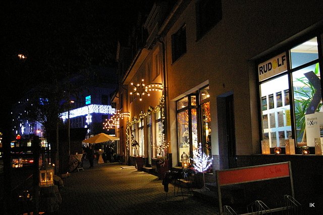 Lichterfest in der Bahnhofstra&szlig;e Leinefelde