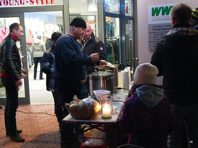 Lichterfest in der Bahnhofstra&szlig;e Leinefelde