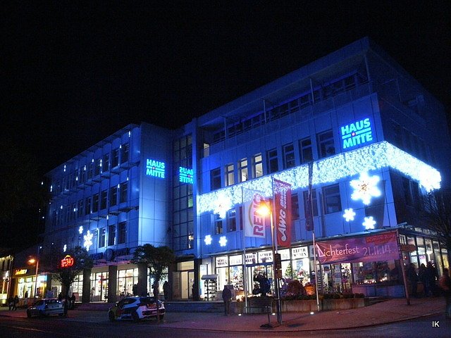 Lichterfest in der Bahnhofstra&szlig;e Leinefelde