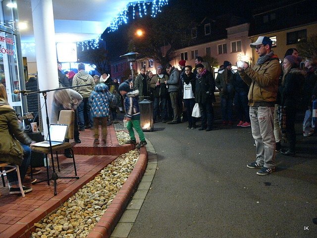 Lichterfest in der Bahnhofstra&szlig;e Leinefelde