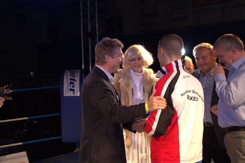 Boxnacht in der Ballspielhalle in Nordhausen