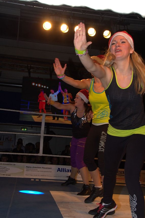 Boxnacht in der Ballspielhalle in Nordhausen