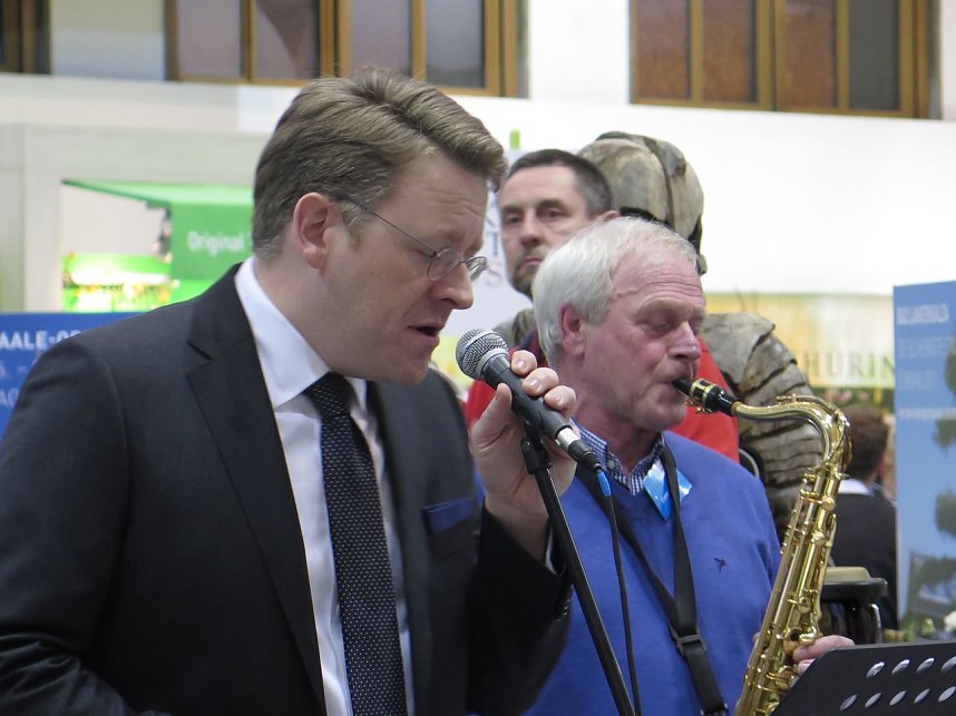 Empfang in der Th&uuml;ringen-Halle