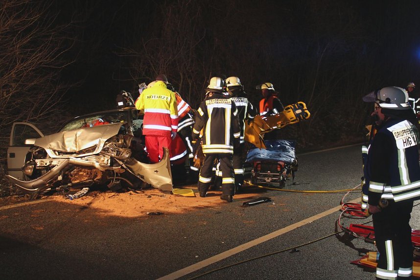 Schwerer Verkehrsunfall