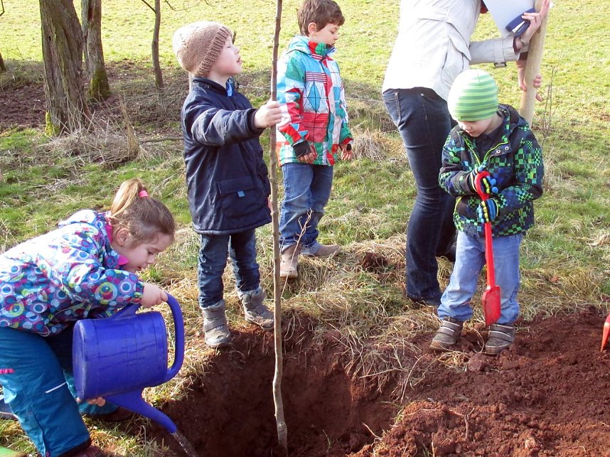 Pflanzaktion in Neustadt
