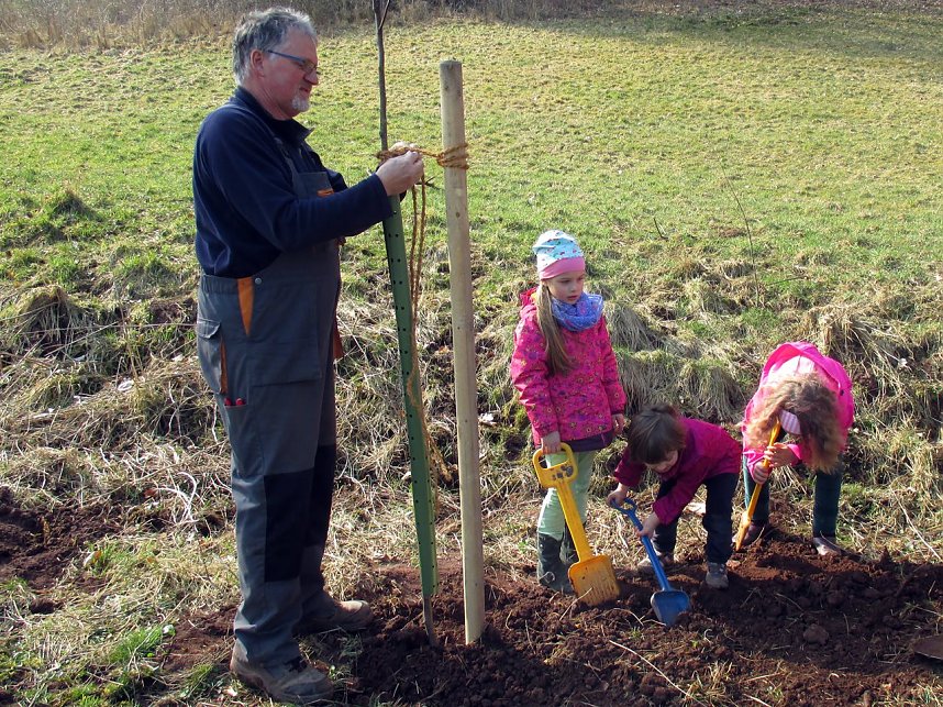 Pflanzaktion in Neustadt