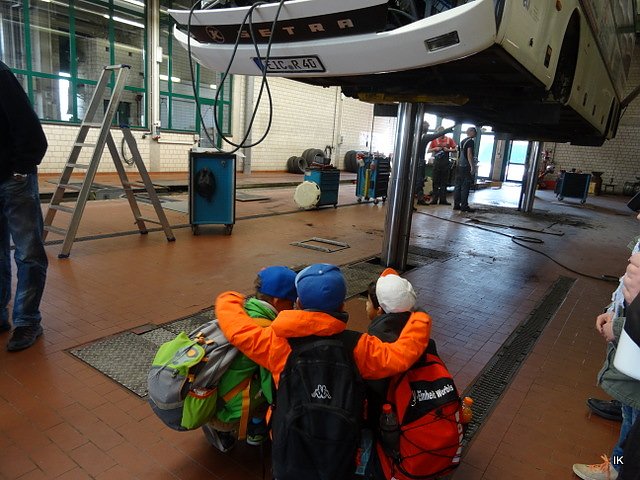 Sicherheitstraining bei EW Bus