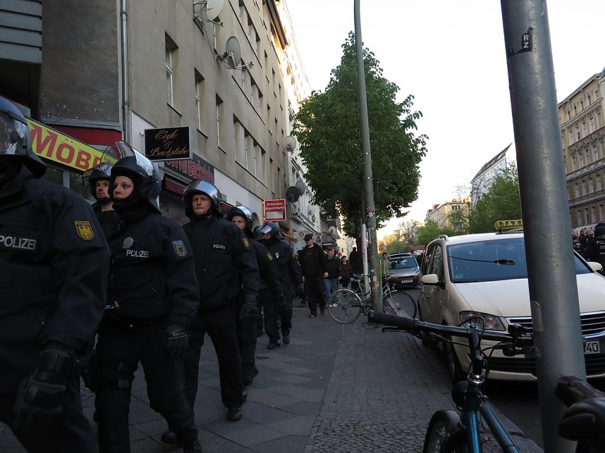 Revolution&auml;re 1. Mai Demo