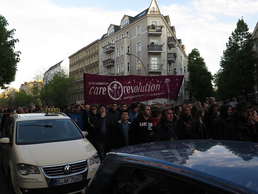 Revolution&auml;re 1. Mai Demo