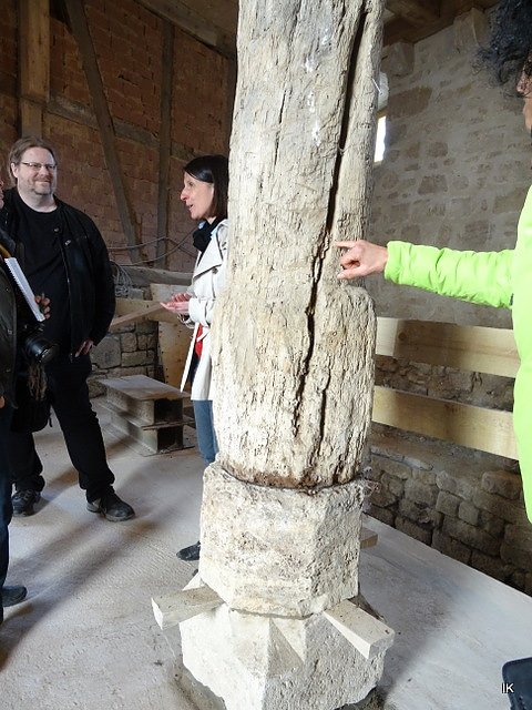 Sanierungsarbeiten auf der Burg