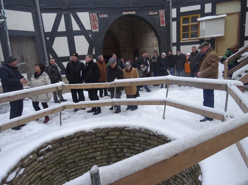 Richtfest auf Burg Scharfenstein