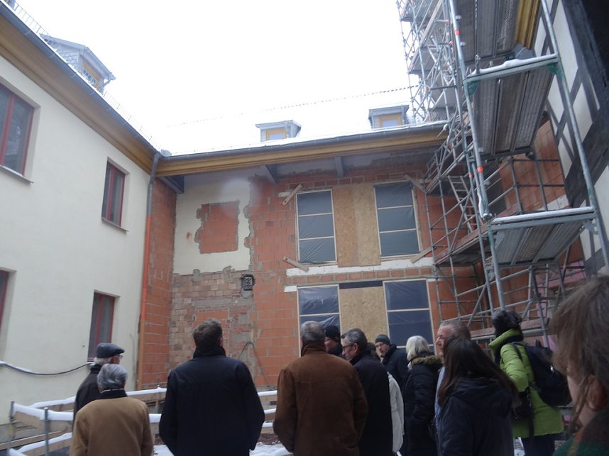 Richtfest auf Burg Scharfenstein