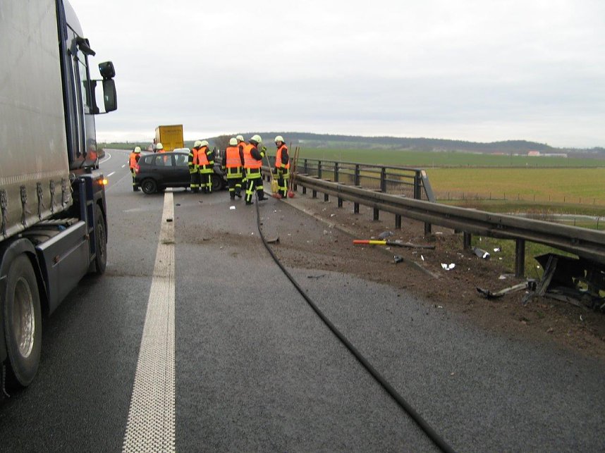 Schwerer Unfall auf der A38