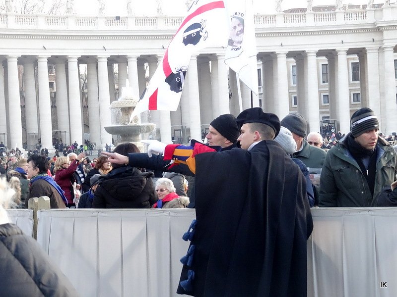 Pater Pio Gebetsgruppen beim Papst in Rom