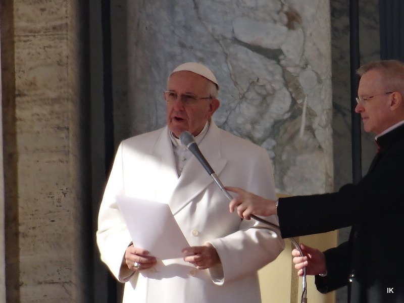 Pater Pio Gebetsgruppen beim Papst in Rom