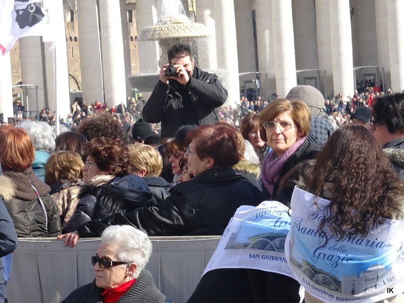 Pater Pio Gebetsgruppen beim Papst in Rom