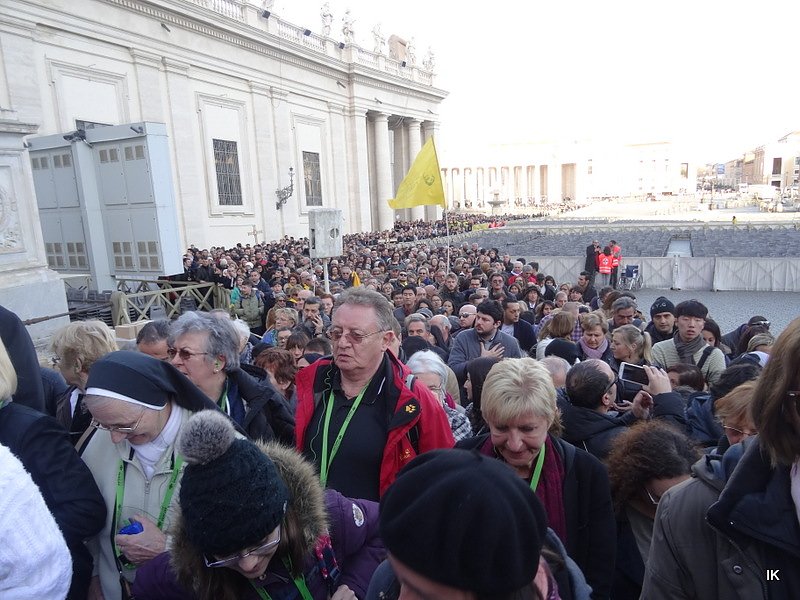 Pater Pio Gebetsgruppen beim Papst in Rom