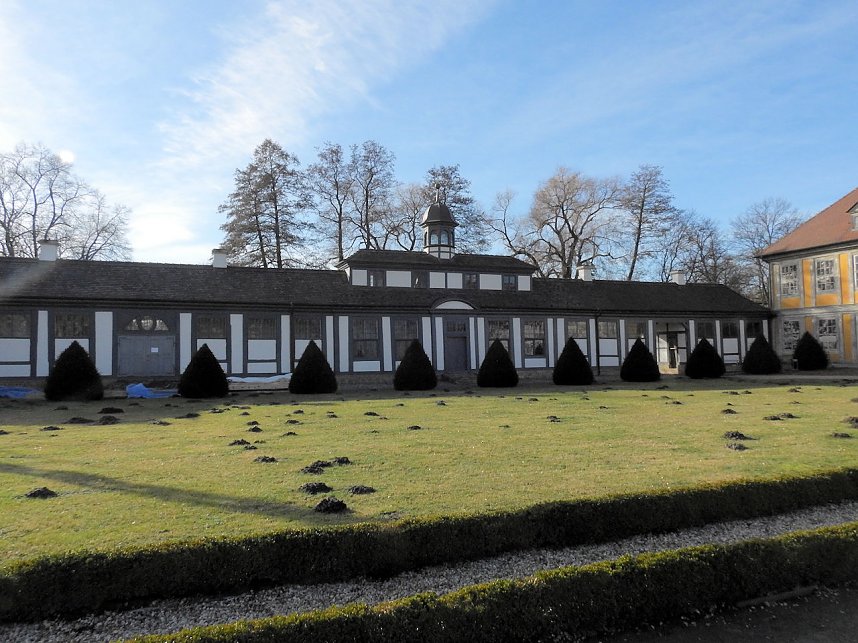 Peter Blei zu Besuch auf Schloss Oranienbaum