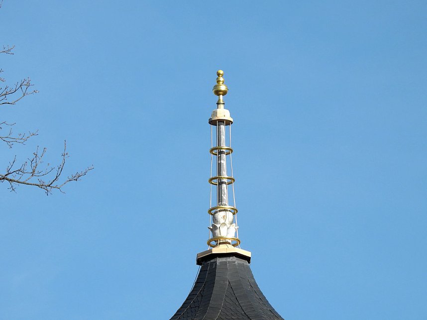 Peter Blei zu Besuch auf Schloss Oranienbaum