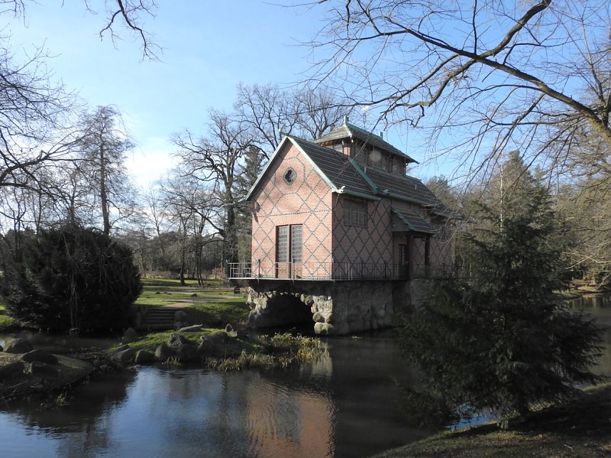 Peter Blei zu Besuch auf Schloss Oranienbaum