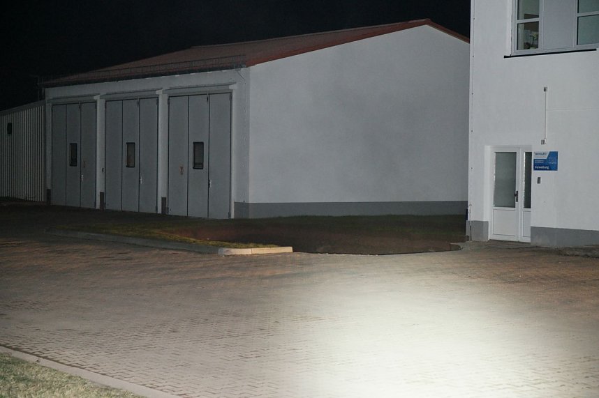 Erdfall auf dem Katastrophenschutzgel&auml;nde