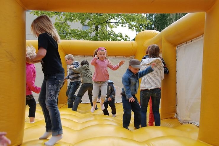 Knax Spielfest bei der Sparkasse
