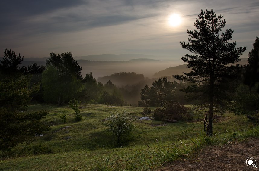 Wanderung im Morgengrauen