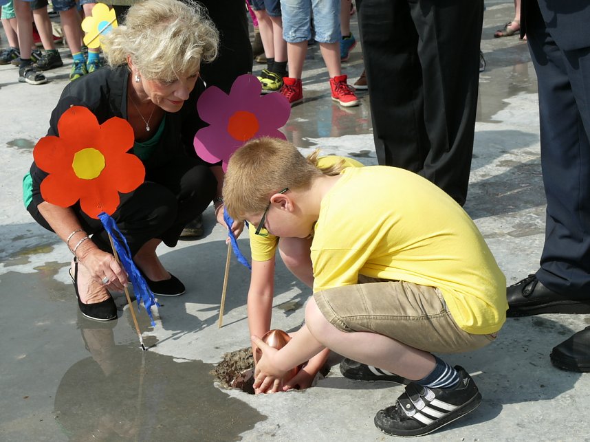 Grundsteinlegung in Worbis