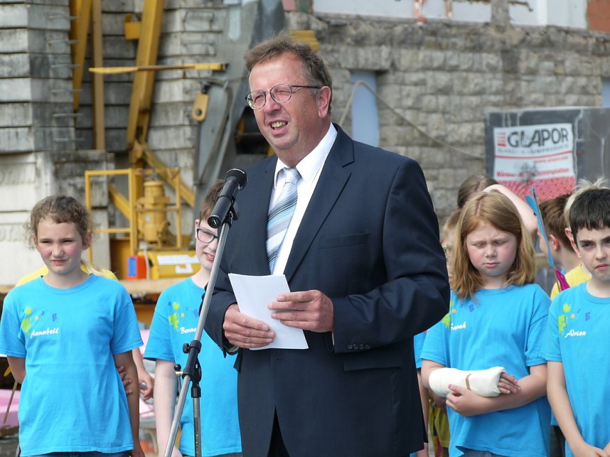 Grundsteinlegung in Worbis